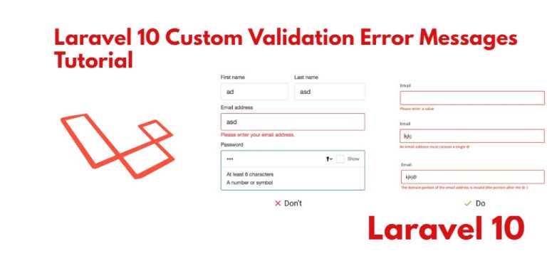 Laravel 11 10 Custom Validation Rules And Error Messages Tuts Make