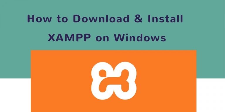 install xampp for windows 10