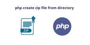 php zip file