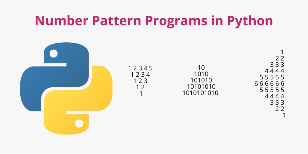 Python Programs To Print Number Pyramid Star Pattern Tuts Make