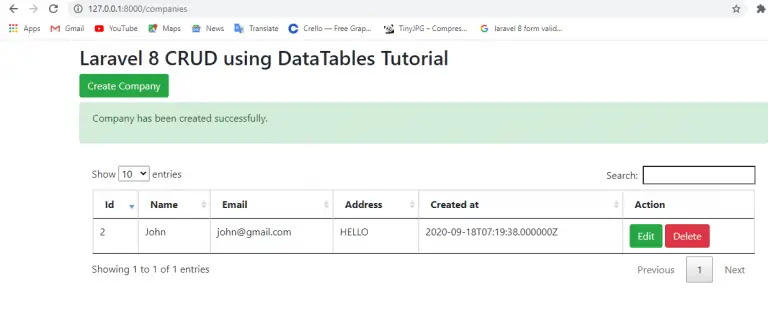 Laravel 8 Datatables Crud Example Tutorial Tuts Make 2489