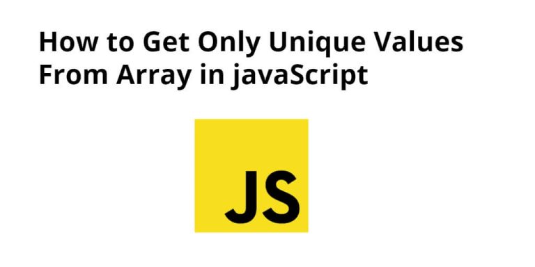 how-to-get-only-unique-values-from-array-in-javascript-tuts-make