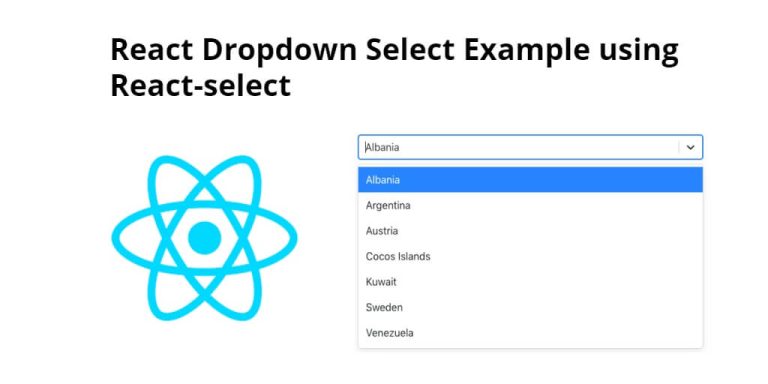 React Dropdown Select Example Using React-select - Tuts Make