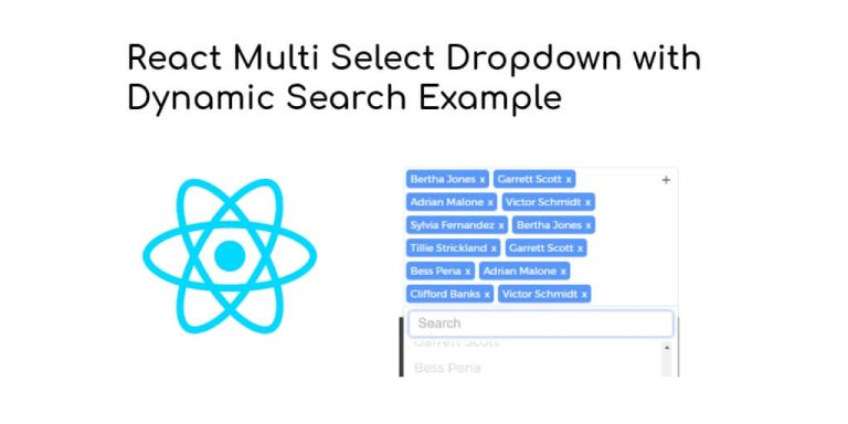 React Select Search Npm Install