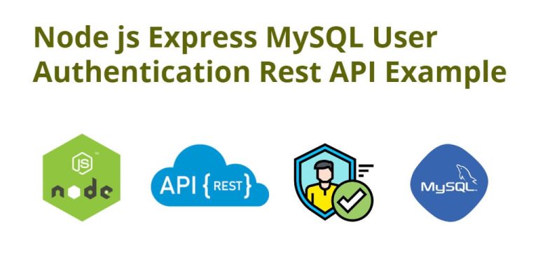 Node Js Express User Authentication Using MySQL And JWT Auth Tutorial Tuts Make