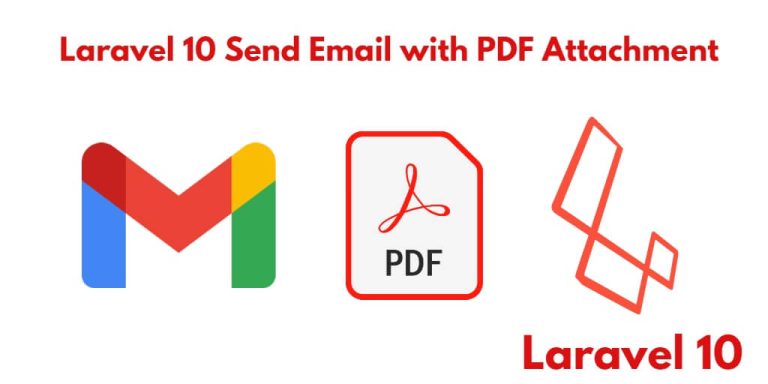 send email with attachment laravel 10