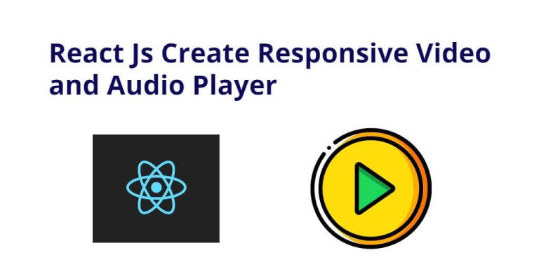 React Js Responsive Video And Audio Player Example - Tuts Make