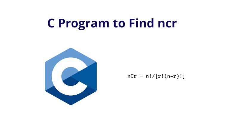 c-program-to-find-ncr-tuts-make