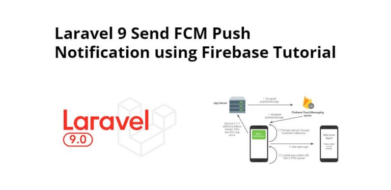 laravel send notification firebase