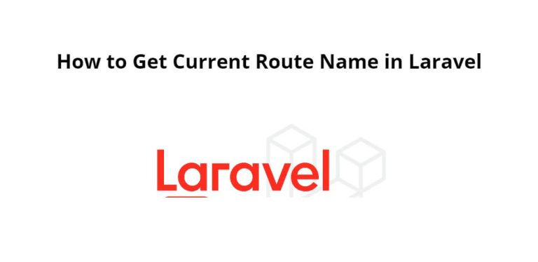 laravel 9 get current route