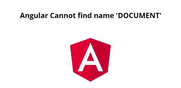 angular-cannot-find-name-document-tuts-make