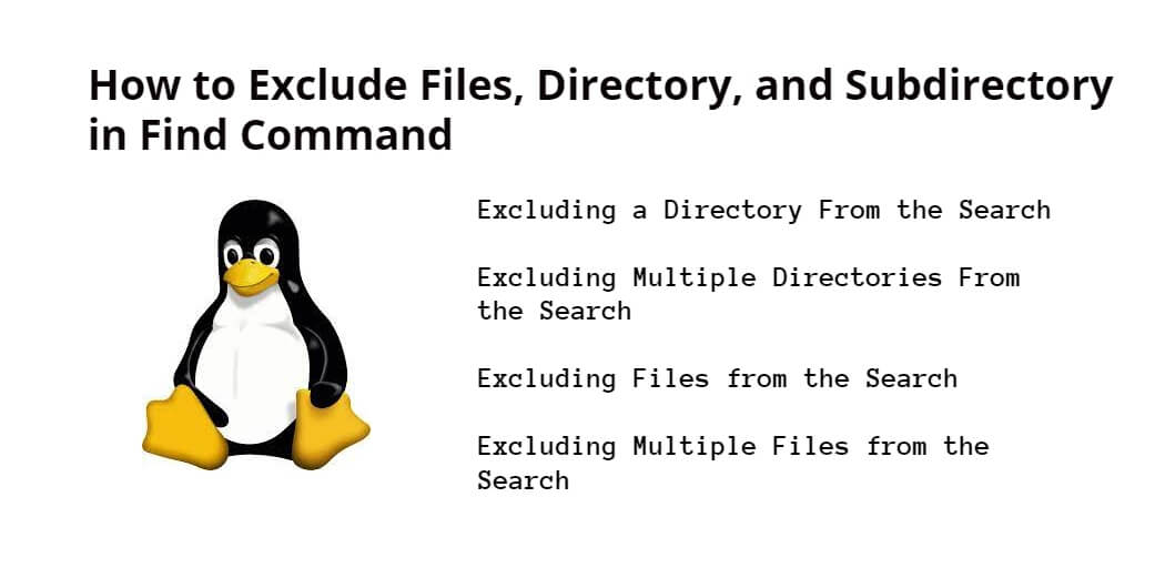 How to Exclude a Directory in Find Command